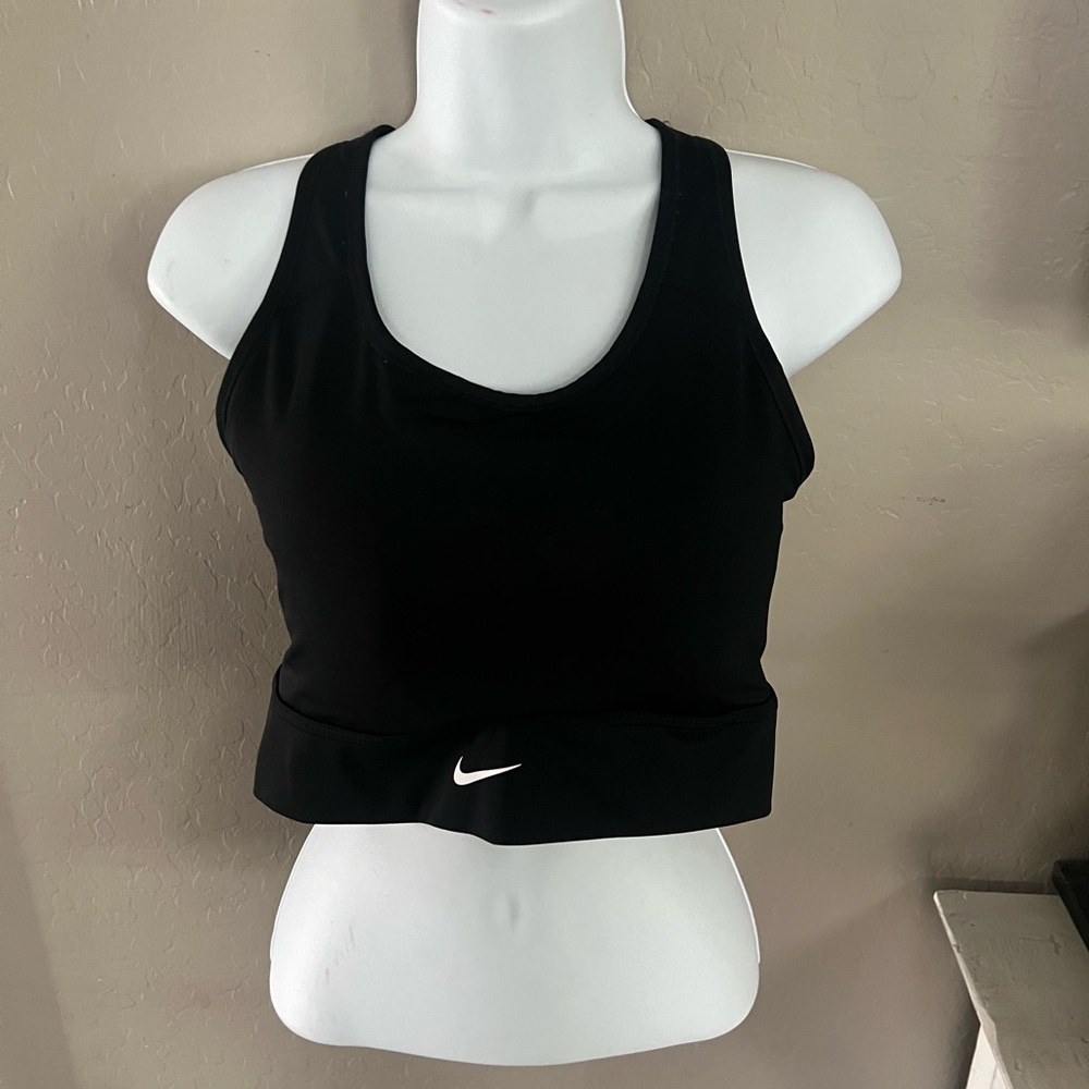 Nike Black Athletic Crop Top/Sports Bra
